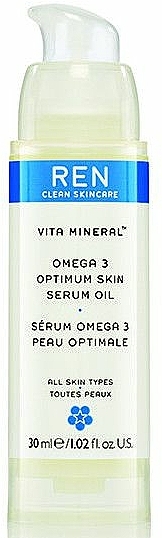 Feuchtigkeitsspendendes Anti-Aging Gesichtsöl - REN Vita Mineral Omega 3 Optimum Skin Serum Oil