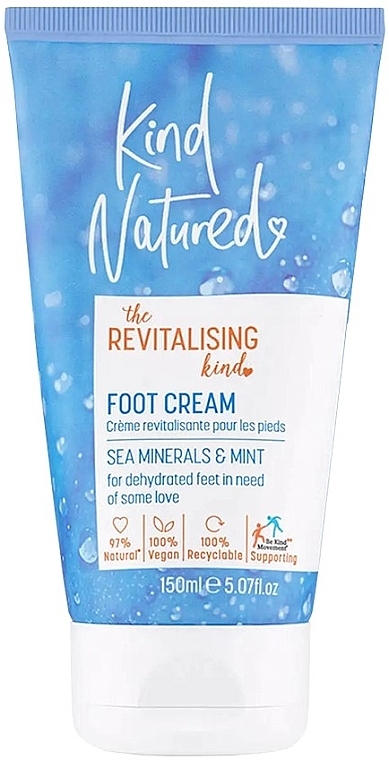 Fußcreme Sea Minerals & Mint - Kind Natured Foot Cream — Bild N1