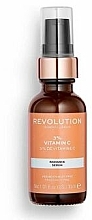 Düfte, Parfümerie und Kosmetik Aufhellendes Gesichtsserum mit Vitamin C - Makeup Revolution Skincare Serum 3% Vitamin C