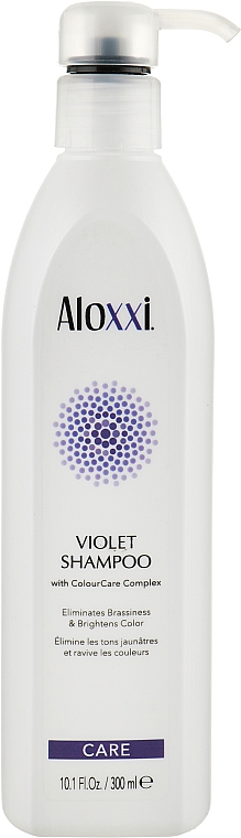 Shampoo gegen Gelbstich violett - Aloxxi Violet Shampoo — Bild N1