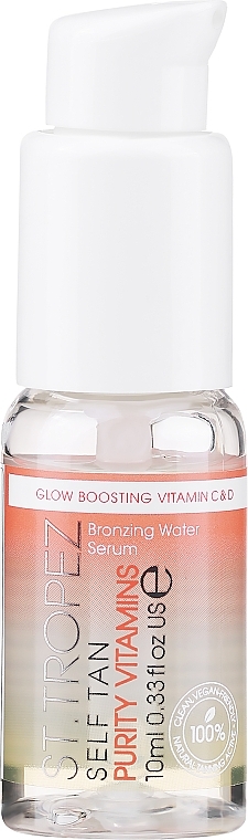 GESCHENK! Selbstbräunendes Gesichtsserum - St. Tropez Self Tan Purity Vitamins Bronzing Water Face Serum  — Bild N1