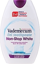 2in1 Aufhellende Zahnpasta und Mundspülung Non-Stop White - Vademecum Non-Stop White 2in1 Toothpaste + Mouthwash — Bild N1