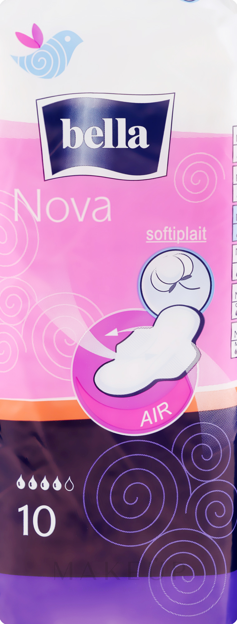 Damenbinden Nova Air Softiplait 10 St. - Bella — Bild 10 St.