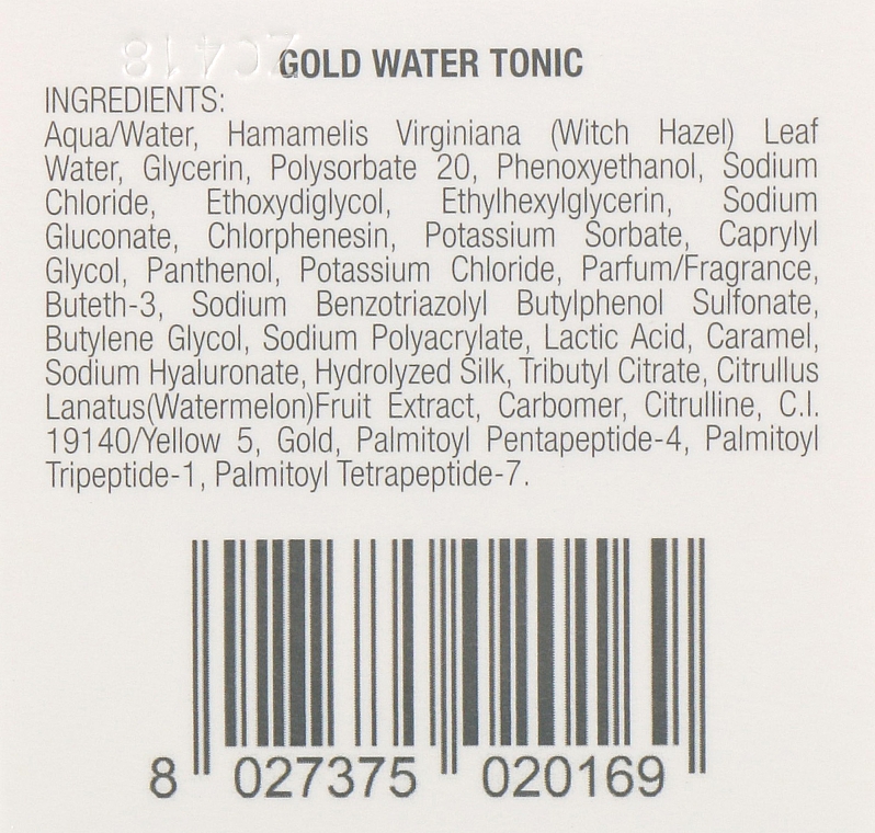 Tonisierendes Gesichtswasser - Orising Skin Care Gold Water Tonic — Bild N3