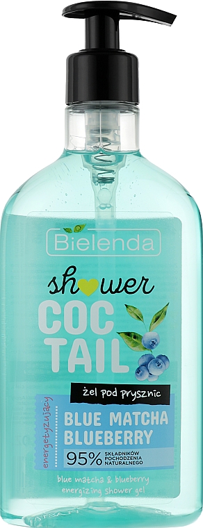 Duschgel - Bielenda Coctail Shower Gel Blue Matcha Blueberry — Bild N1