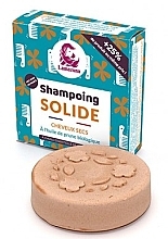 Düfte, Parfümerie und Kosmetik Festes Shampoo für trockenes Haar mit Pflaumenöl - Lamazuna Solid Shampoo