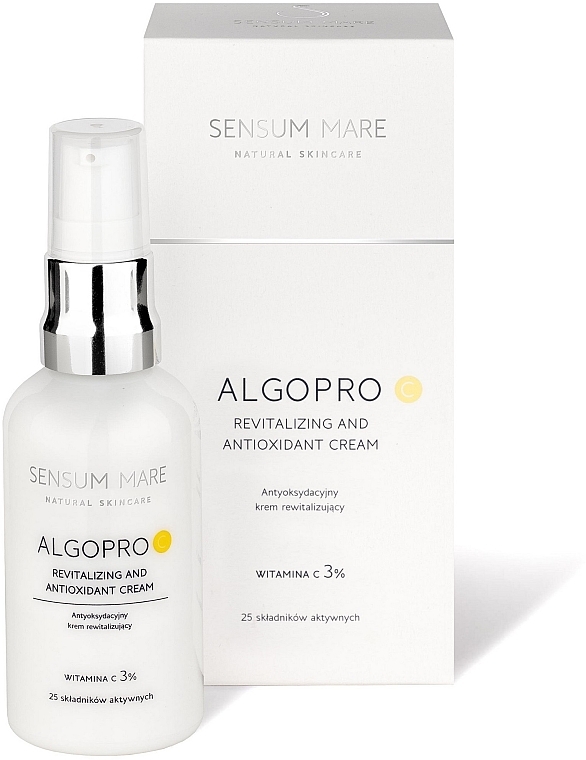 Regenerierende Creme mit Vitamin C 3% - Sensum Mare Algopro C Revitalizing And Antioxidant Cream — Bild N2
