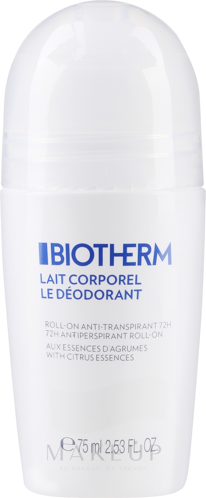 Deo Roll-on Antitranspirant - Biotherm Biotherm Lait Corporel Deodorant Stick — Bild 75 ml