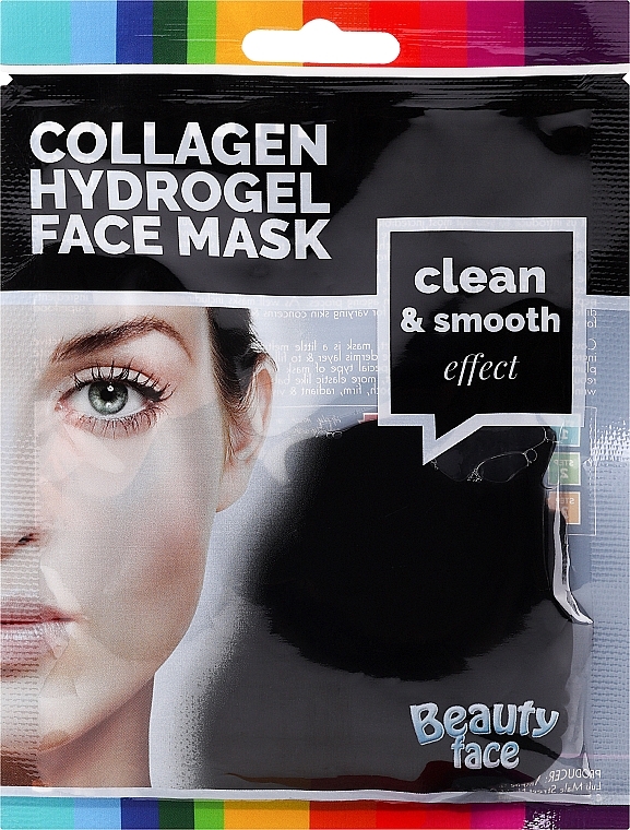Antibakterielle Gesichtsmaske mit Kollagen - Beauty Face Collagen Hydrogel Mask — Bild N1