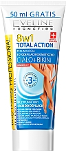 Düfte, Parfümerie und Kosmetik 8in1 Enthaarungscreme für Beine und Bikinizone - Eveline Cosmetics 8w1 Total Action