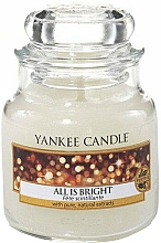 Düfte, Parfümerie und Kosmetik Duftkerze im Glas All Is Bright - Yankee Candle All Is Bright Jar