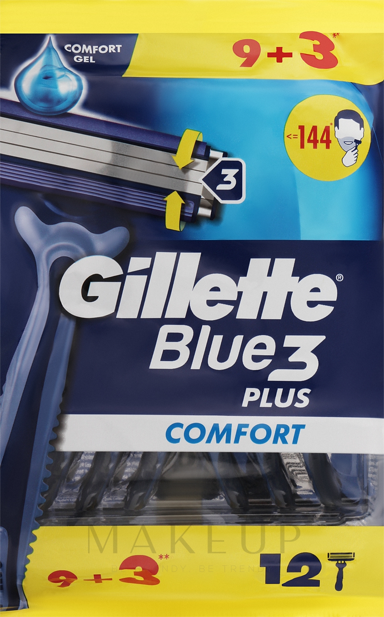 Set Rasierer 12 St. - Gillette Blue 3 Comfort — Bild 12 St.