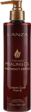 Ölbehandlung für brüchiges Haar mit Keratin und Peptiden - L'anza Keratin Healing Oil Emergency Service Cream Cure Part B — Bild N1