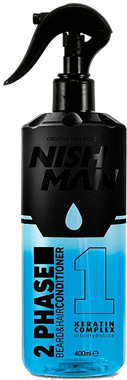 Zweiphasige Bart- und Haarspülung - Nishman Beard & Hair 2 Phase Conditioner — Bild N1