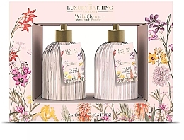 Geschenkset - Grace Cole The Luxuty Bathing Wildflowers (Handseife 400 ml + Handcreme 400 ml) — Bild N1