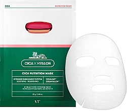 Nährende Tuchmaske mit Centella Asiatica - VT Cosmetics Cica Nutrition Mask — Bild N1