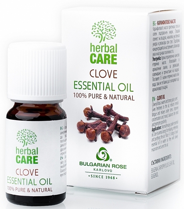Ätherisches Öl Nelke - Bulgarian Rose Herbal Care Clove Essential Oil — Bild N1