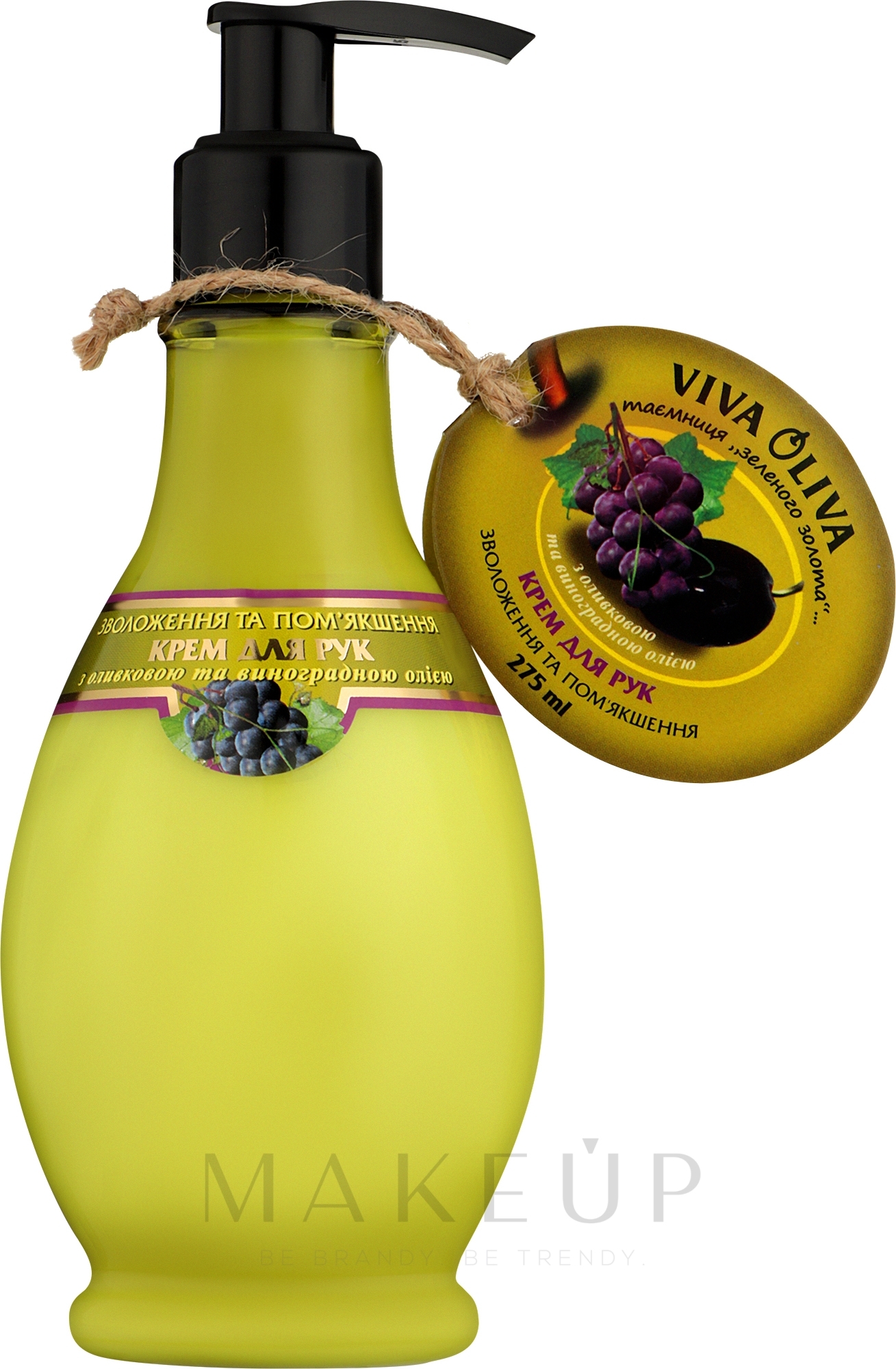 Verjüngende Hand- und Nagelcreme mit Oliven- und Traubenöl - Leckere Geheimnisse Viva Oliva — Foto 275 ml