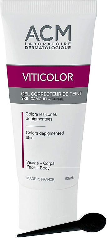 Korrigierendes Körper- und Gesichtsgel für depigmentierte Bereiche - ACM Laboratories Viticolor Durable Skin Camouflage Gel — Bild N1