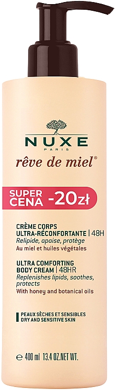 Ultra-Komfort-Körpercreme mit Honig und Pflanzenölen - Nuxe Reve de Miel Ultra Comfortable Body Cream — Bild N1