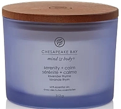 Düfte, Parfümerie und Kosmetik Duftkerze Serenity & Calm mit 3 Dochten - Chesapeake Bay Candle