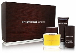 Düfte, Parfümerie und Kosmetik Kenneth Cole Signature - Duftset (Eau de Toilette 100ml + After Shave Balsam 100ml + Deostick 75ml)