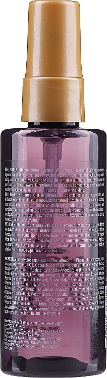 Regenerierendes leichtes Haarserum mit Oliven- und Monoi-Öl ohne Ausspülen - CHI Deep Brilliance Shine Serum Lightweight Leave-In Treatment — Bild N4