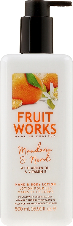 Hand- und Körperlotion mit Mandarine und Neroli - Grace Cole Fruit Works Hand & Body Lotion Mandarin & Neroli — Bild N1