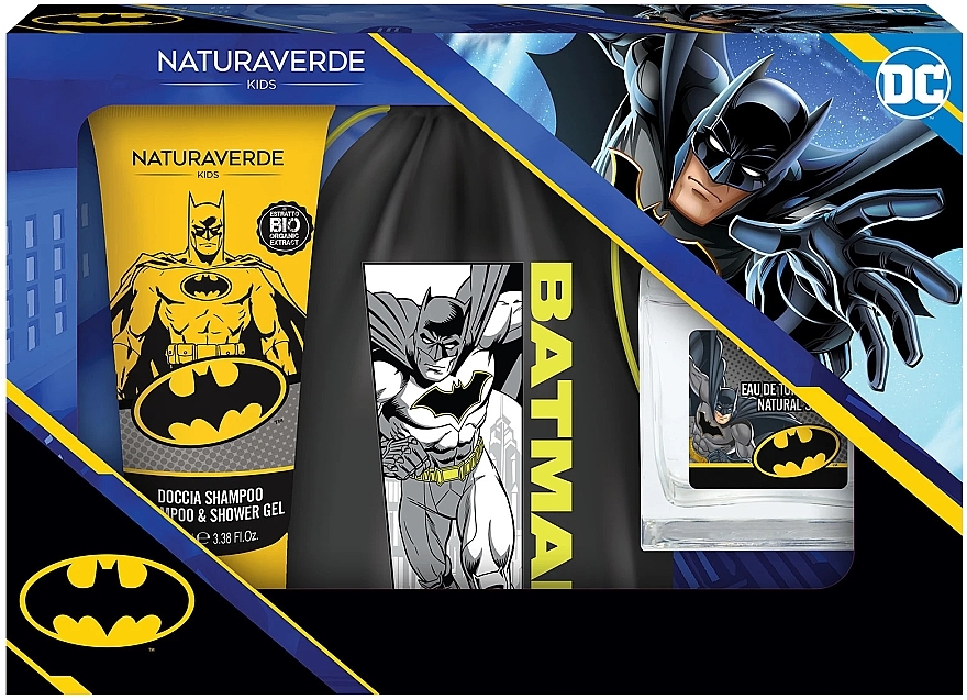 Naturaverde Batman - Duftset (Eau de Toilette 50 ml + Duschgel 100 ml + Kosmetiktasche)  — Bild N1
