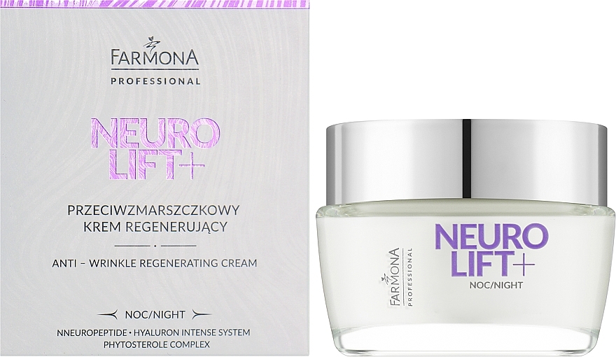 Regenerierende Anti-Falten Nachtcreme - Farmona Professional Neuro Lift+ Anti-Wrinkle Regenerating Night Cream — Bild N2