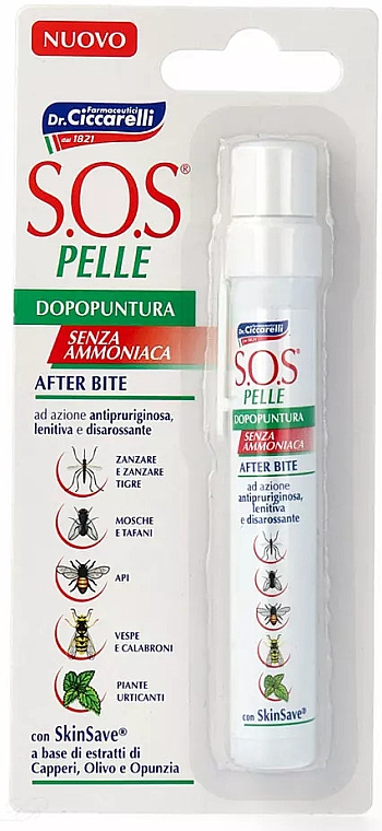 Beruhigender Stick nach Insektenstichen - Dr. Ciccarelli S.O.S. Pelle After Bite Pen — Bild N1