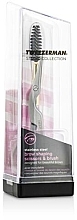 Düfte, Parfümerie und Kosmetik Augenbrauenschere mit Pinsel - Tweezerman Stainless Steel Brow Shaping Scissors & Brush