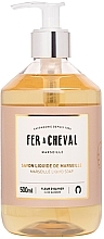 Düfte, Parfümerie und Kosmetik Flüssige Marseille-Seife Olivenblüte - Fer A Cheval Marseille Liquid Soap Olive Blossom