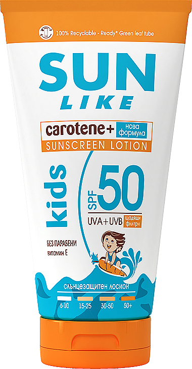 Baby-Sonnenschutz-Körperlotion - Sun Like Kids Sunscreen Lotion SPF 50 New Formula — Bild N1