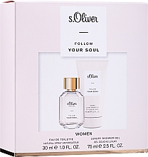Düfte, Parfümerie und Kosmetik S.Oliver Follow Your Soul Women - Duftset (Eau de Toilette 30ml + Duschgel 75ml)