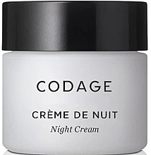 Düfte, Parfümerie und Kosmetik Nachtcreme für Gesicht - Codage Night Cream