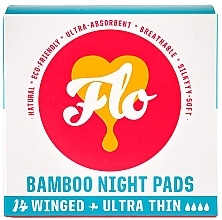 Damenbinden für die Nacht 14 St. - Flo Bamboo Night Pads — Bild N2