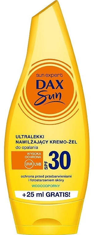 Feuchtigkeitsspendendes Sonnengel SPF30 - Dax Sun — Bild N1