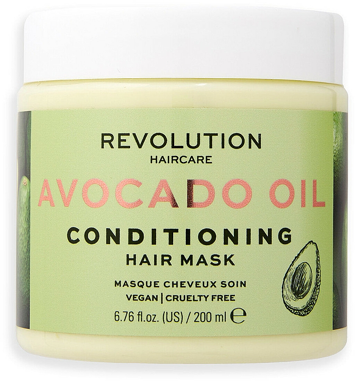 Haarmaske mit Avocadoöl - Makeup Revolution Avocado Oil Conditioning Hair Mask — Bild N1