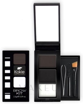 Augenbrauen-Palette - Kokie Professional Eyebrow Kit — Bild Black