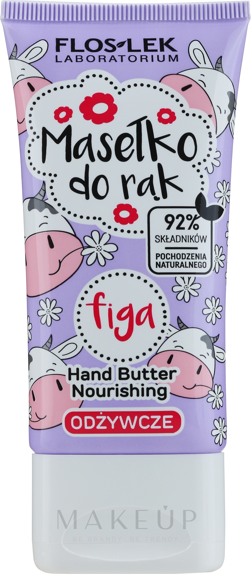 Nährende Handbutter mit Feigen - Floslek Nourishing Hand Butter Figa — Bild 50 ml