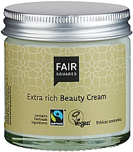 Düfte, Parfümerie und Kosmetik Intensiv pflegende reichhaltige Gesichtscreme mit 5 hochwertigen Ölen - Fair Squared Extra Rich Beauty Cream