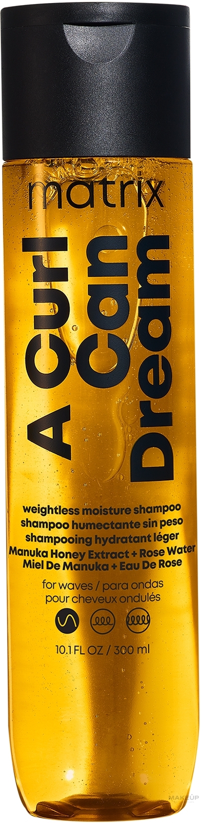 Shampoo für welliges Haar - Matrix A Curl Can Dream Weightless Moisture Shampoo — Bild 300 ml