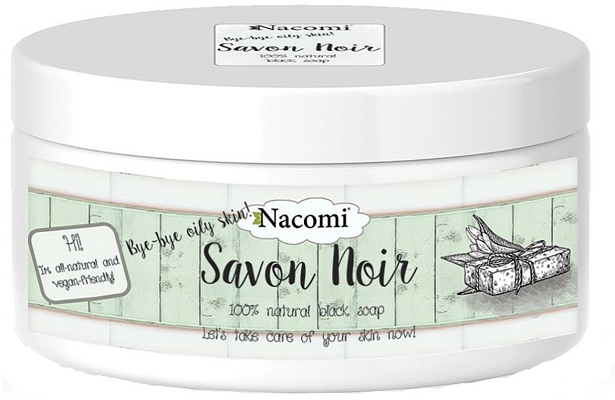 Schwarze Peelingseife - Nacomi Savon Noir Soap — Bild N1