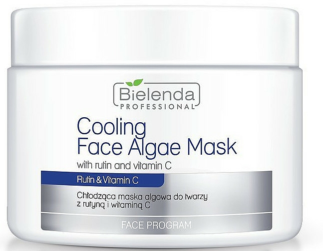 Alginat-Gesichtsmaske mit Vitamin C für empfindliche, zu Akne neigender Haut - Bielenda Professional Cooling Face Algae Mask — Bild N1