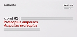 Mesotherapie-Pflege zur Straffung und Feuchtigkeitspflege von Gesicht und Körper - Mesoestetic X.prof 024 Proteoplus — Bild N1