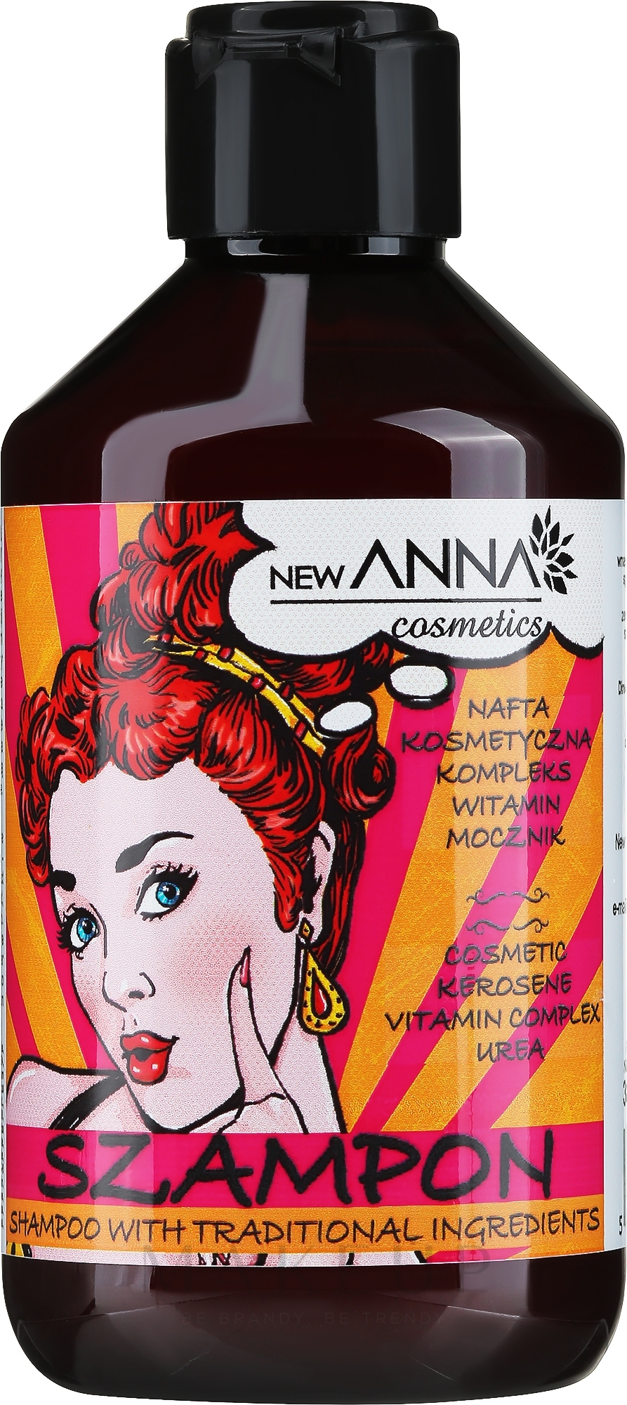 Haarshampoo mit kosmetischem Kerosin und Harnstoff - New Anna Cosmetics Hair Shampoo — Bild 300 ml