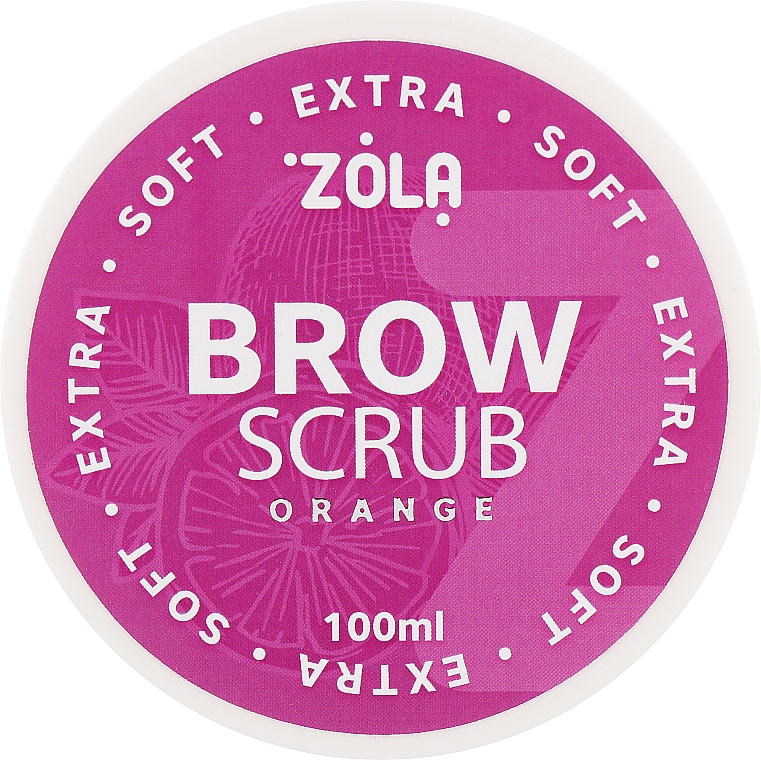 Augenbrauenpeeling Orange - Zola Extra Soft Brow Scrub Orange — Bild N1