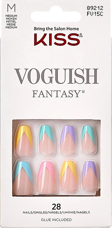 Künstliche Nägel Größe M - Kiss Voguish Fantasy Candies — Bild N1