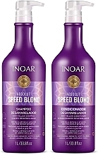 Haarpflegeset - Inoar Absolut Speed Blond (Shampoo 1000 ml + Conditioner 1000ml) — Bild N2
